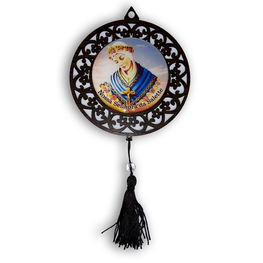 MANDALA TABACO NOSSA SENHORA DE SALETTE 28CM (1 UNIDADE)