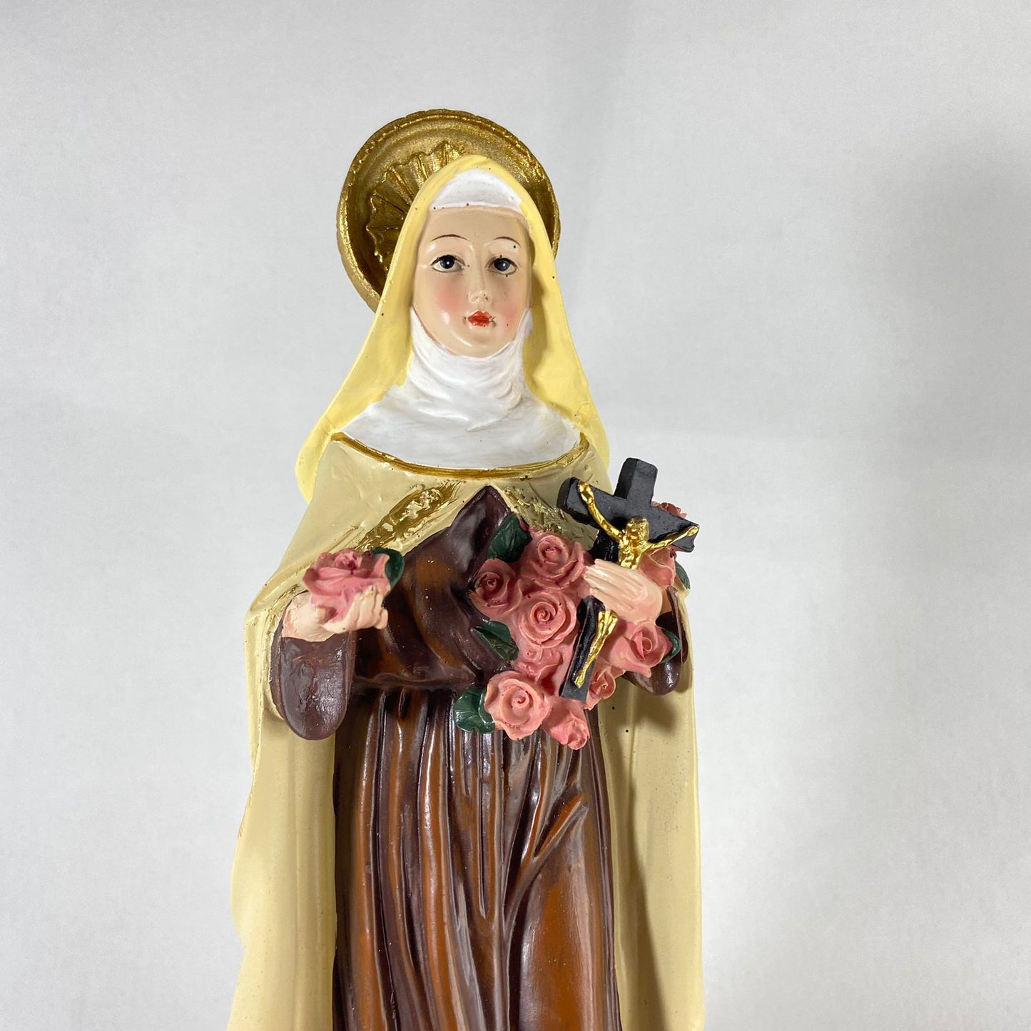 IMAGEM DE RESINA IMPORTADA SANTA TERESINHA 31CM (1 UNIDADE)