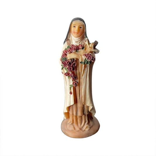 IMAGEM DE RESINA IMPORTADA SANTA TERESINHA MOD2 08CM (1 UNIDADE)