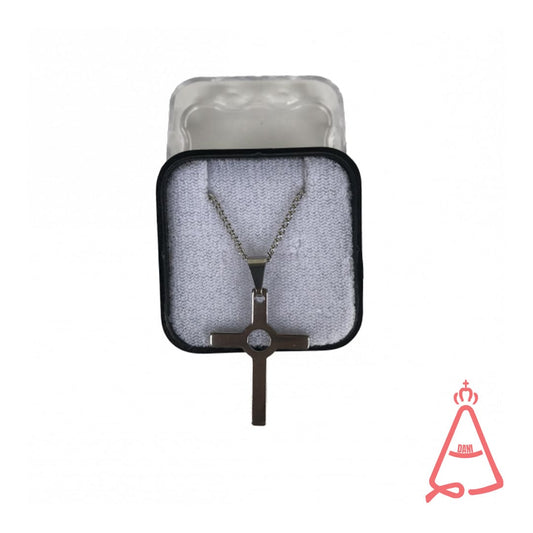 CORRENTE AÇO INOX NA CAIXINHA CRUCIFIXO MOD14 (6 UNIDADES)
