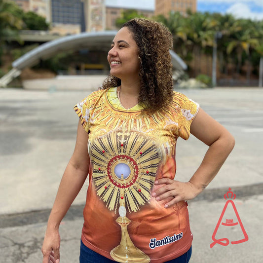 CAMISETA RELIGIOSA SANTÍSSIMO SACRAMENTO TAMANHO:GG (1 UNIDADE)