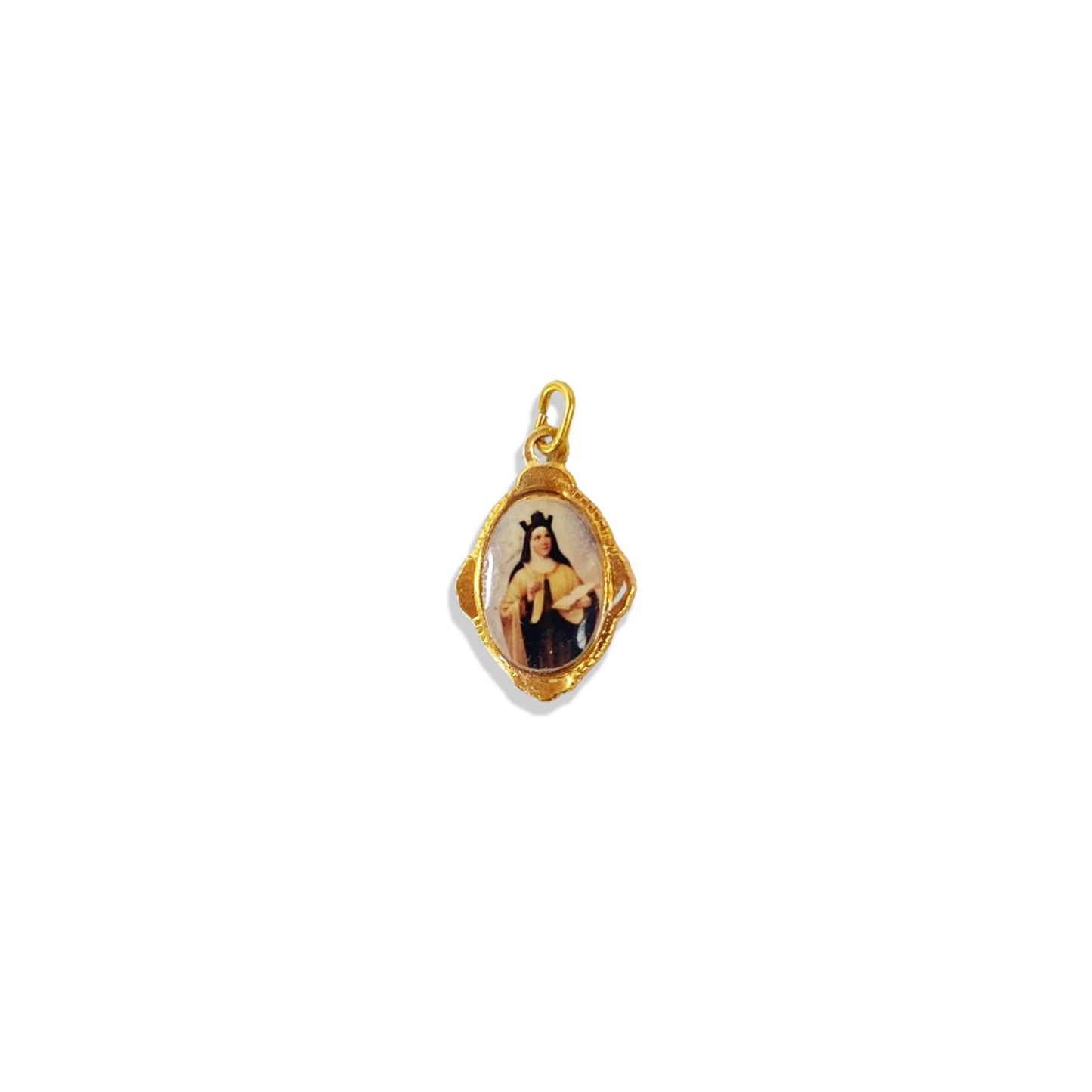 MEDALHA ALUMÍNIO SANTA TERESA D'AVILA MOD2 (36 UNIDADES)