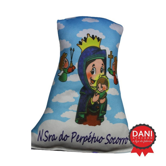 ALMOFADA PEQUENA NOSSA SENHORA DO PERPÉTUO SOCORRO (1 UNIDADE)