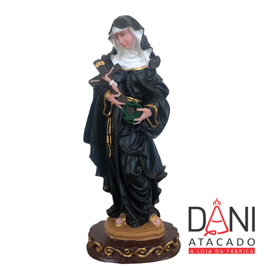 IMAGEM DE RESINA NACIONAL SANTA RITA DE CÁSSIA MODELO 2 20CM (1 UNIDADE)