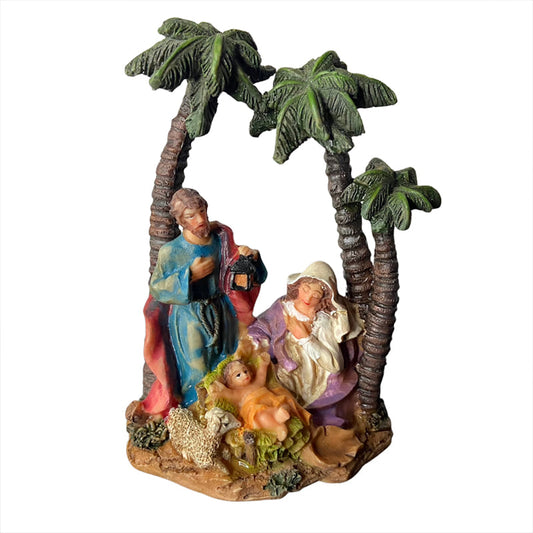 PRESÉPIO DE RESINA IMPORTADA ÚNICO 12CM (1 UNIDADE)