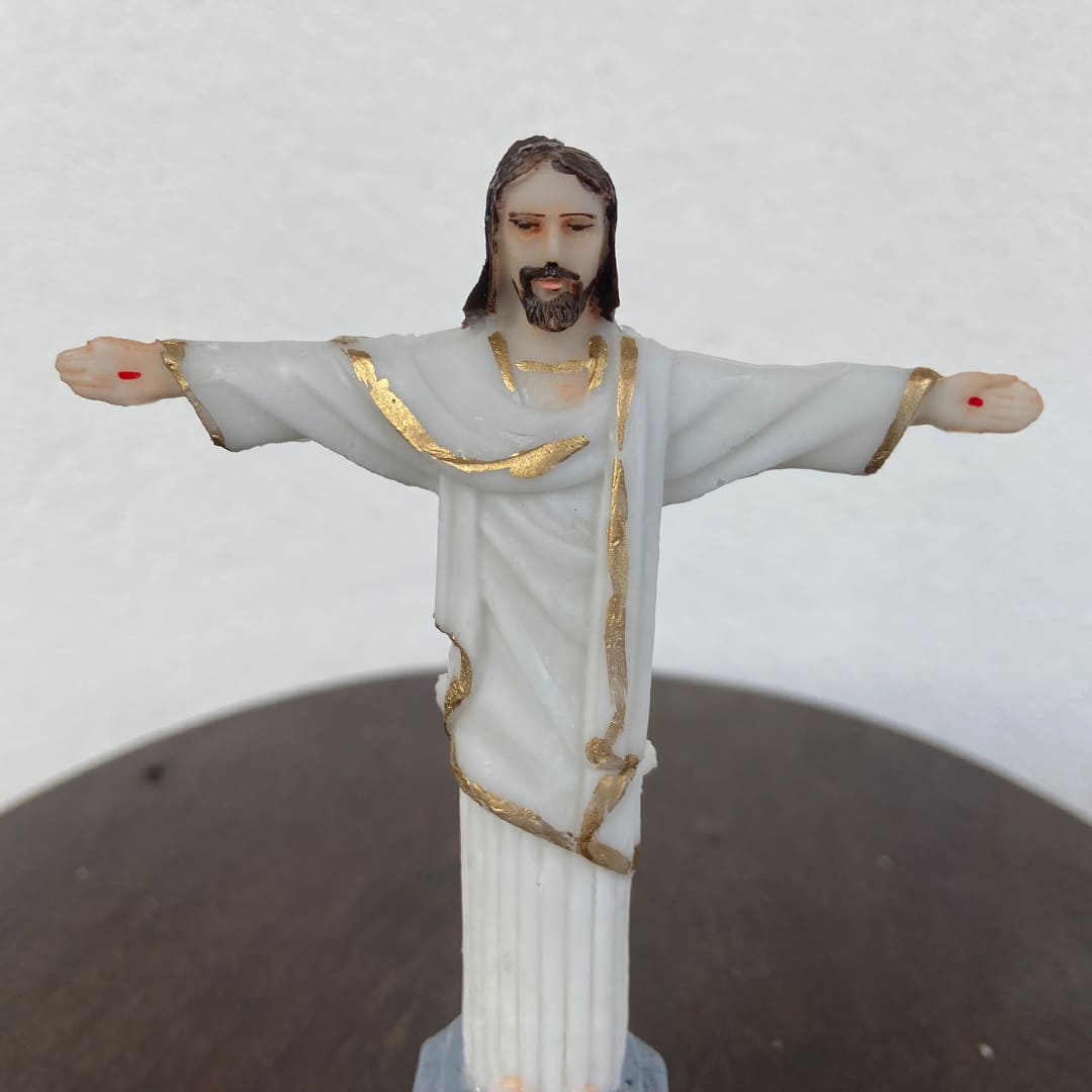 IMAGEM DE RESINA NACIONAL CRISTO REDENTOR 13CM (1 UNIDADE)