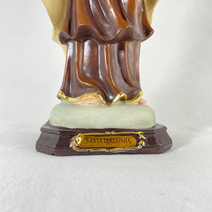 IMAGEM DE RESINA IMPORTADA SANTA TERESINHA 31CM (1 UNIDADE)
