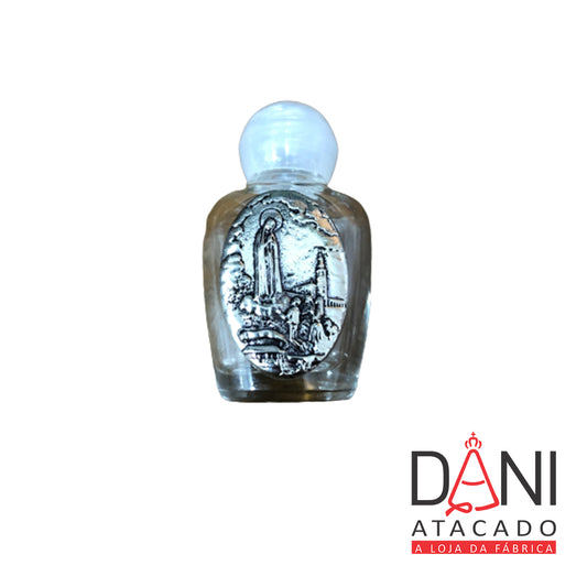 PORTA AGUA BENTA DE VIDRO NOSSA SENHORA DE FÁTIMA (3 UNIDADES)