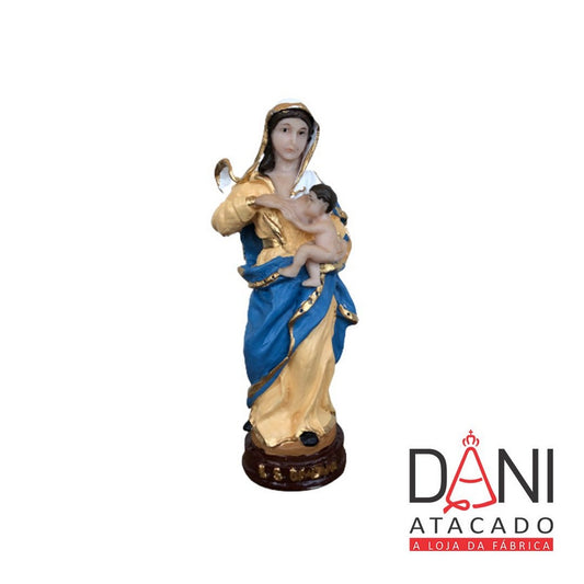 IMAGEM DE RESINA NACIONAL NOSSA SENHORA DA LAPA 16CM (1 UNIDADE)