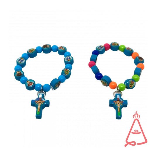 PULSEIRA INFANTIL AZUL (12 UNIDADES)