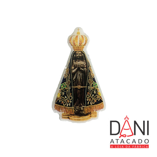 ADESIVO NOSSA SENHORA APARECIDA CORPINHO RESINADO 08X4,5 (6 UNIDADES)