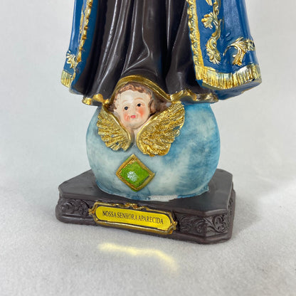 IMAGEM DE RESINA IMPORTADA NOSSA SENHORA APARECIDA 31CM (1 UNIDADE)