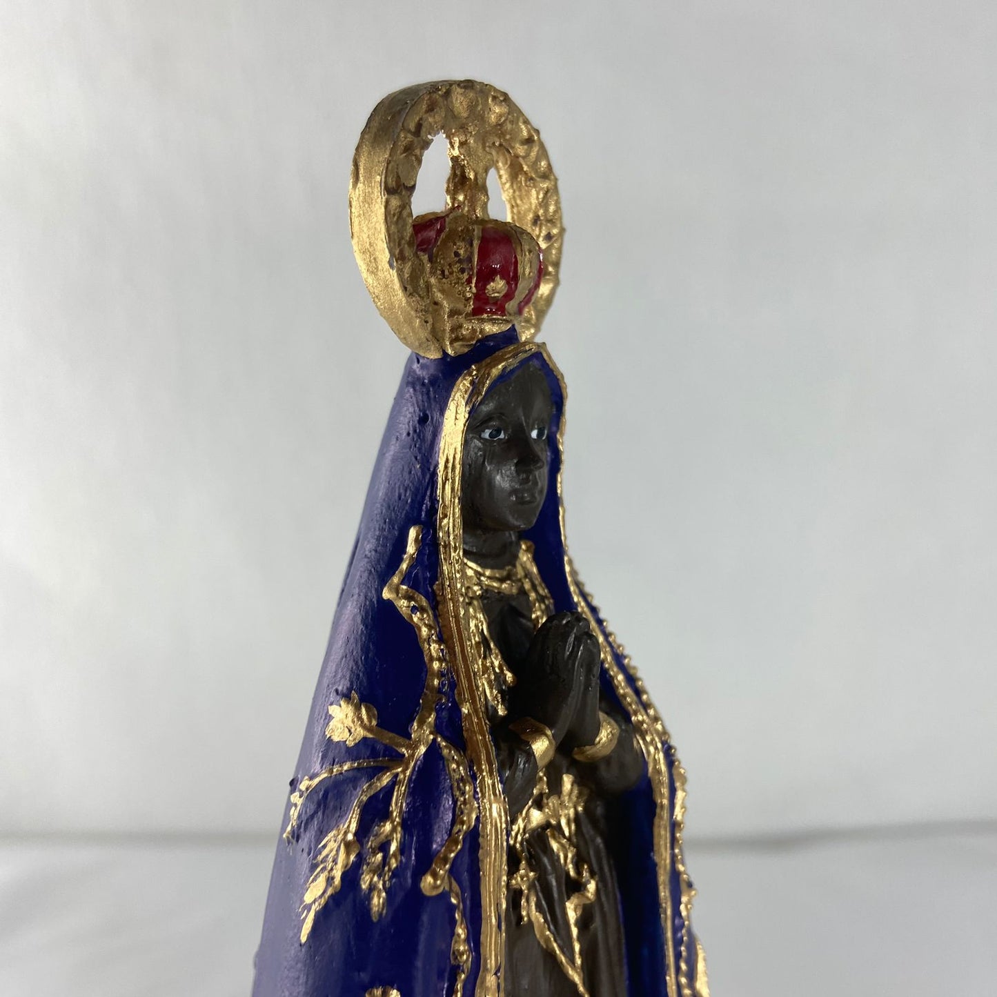 IMAGEM DE RESINA NACIONAL NOSSA SENHORA APARECIDA 16CM (1 UNIDADE)