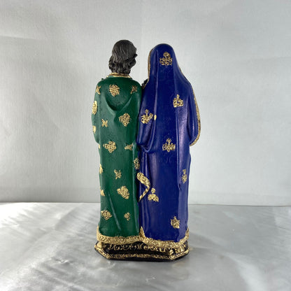 IMAGEM DE RESINA NACIONAL SAGRADA FAMÍLIA 28CM (1 UNIDADE)