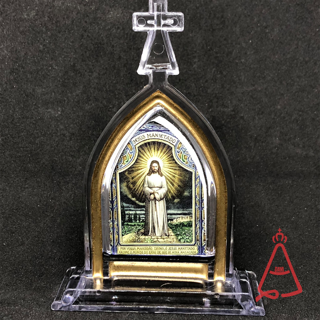 CAPELA ACRÍLICA P NOSSA SENHORA DAS LÁGRIMAS 12CM (1 UNIDADE)