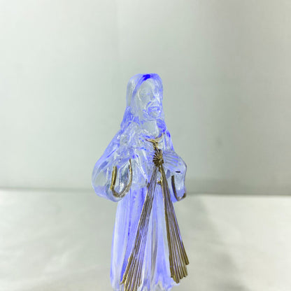 IMAGEM DE ACRÍLICO JESUS MISERICORDIOSO COM LED 13CM (1 UNIDADE)