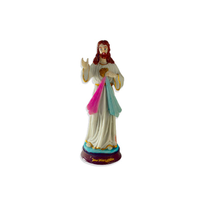 IMAGEM DE RESINA NACIONAL JESUS MISERICORDIOSO MOD2 20CM (1 UNIDADE)