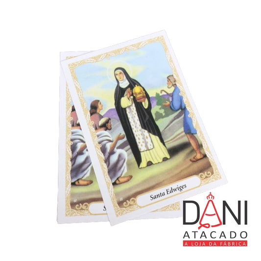 FOLHETO DE ORAÇÃO SANTA EDWIGES (300 UNIDADES)