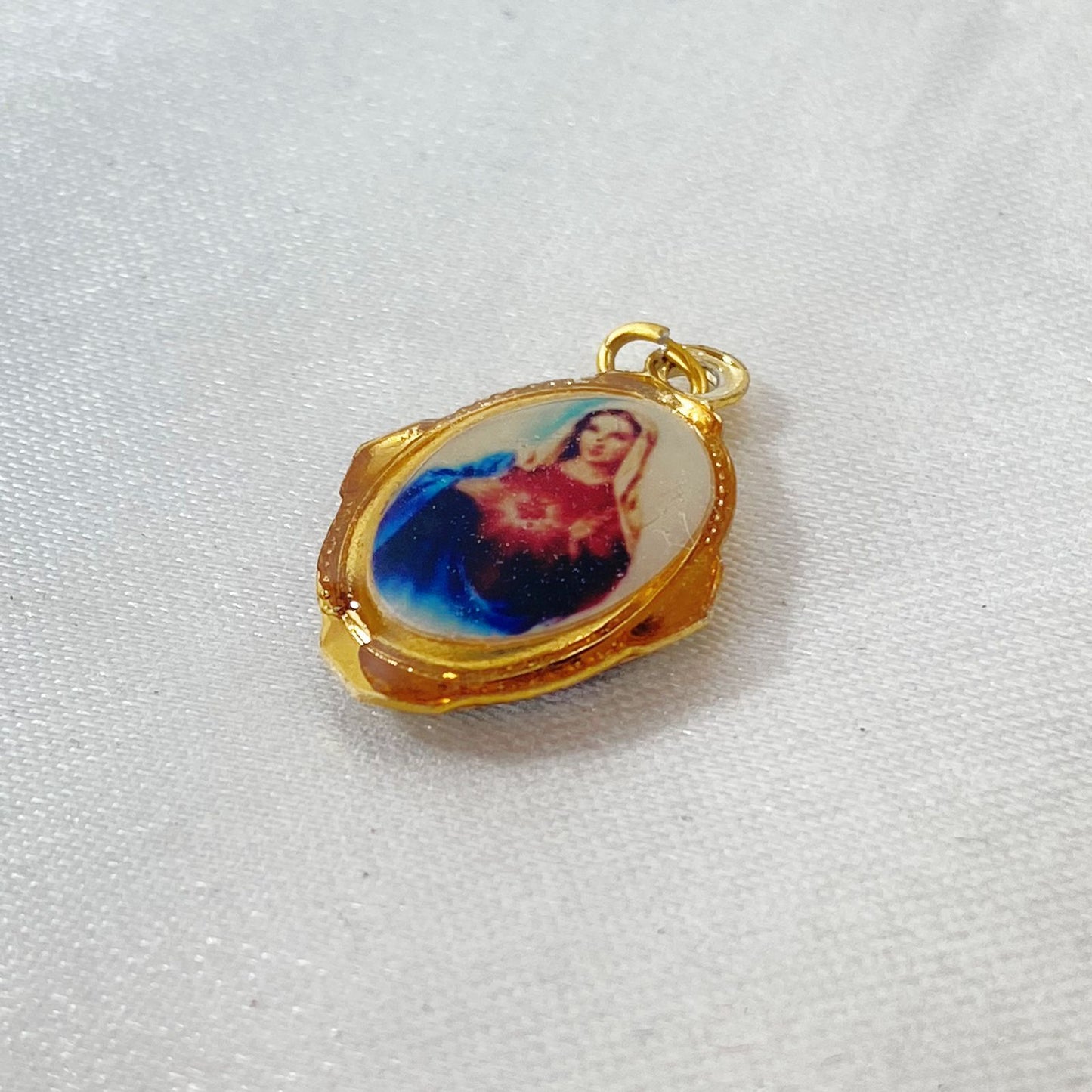 MEDALHA ALUMÍNIO SAGRADO CORAÇÃO DE JESUS E IMACULADO CORAÇÃO DE MARIA  (36 UNIDADES)