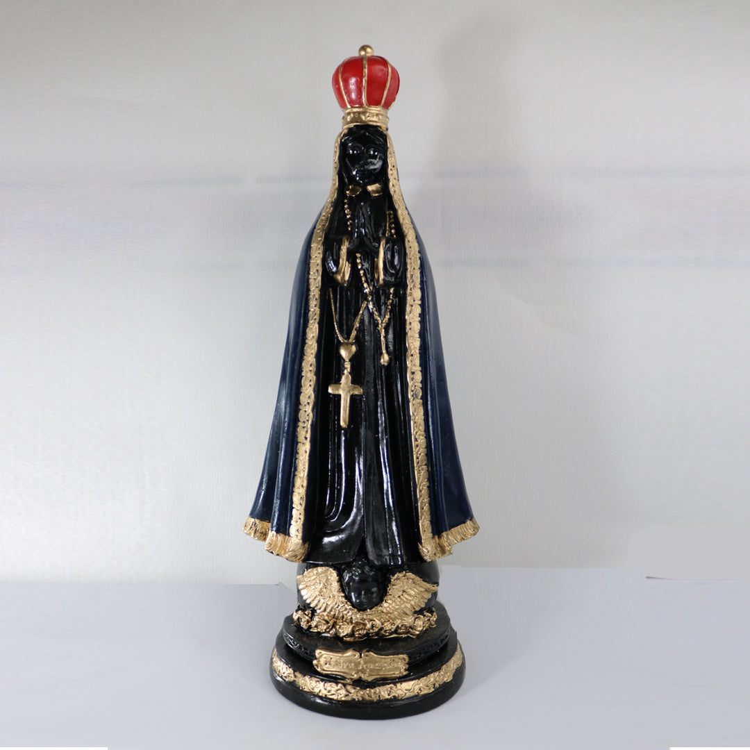 IMAGEM DE GESSO NOSSA SENHORA APARECIDA PINTADA 40CM (1 UNIDADE)