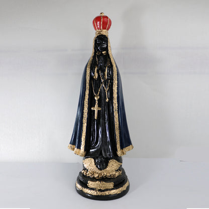 IMAGEM DE GESSO NOSSA SENHORA APARECIDA PINTADA 40CM (1 UNIDADE)