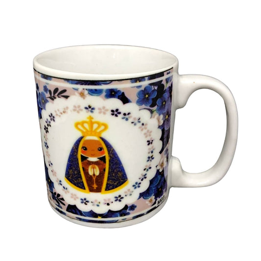 CANECA DE PORCELANA NOSSA SENHORA APARECIDA M03 (1 UNIDADE)