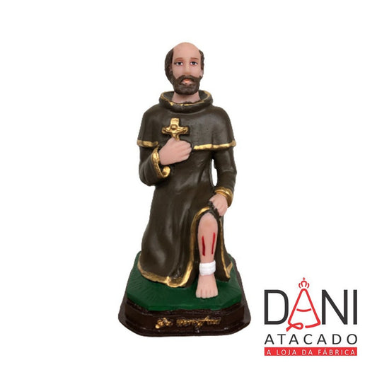 IMAGEM DE RESINA NACIONAL SÃO PEREGRINO 17CM (1 UNIDADE)