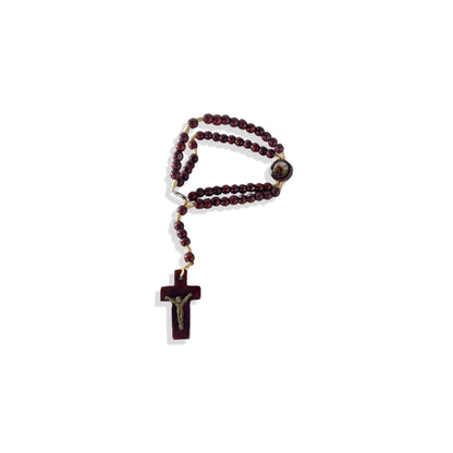 TERÇO PULSEIRA MADEIRA SÃO FRANCISCO DE ASSIS (12 UNIDADES)
