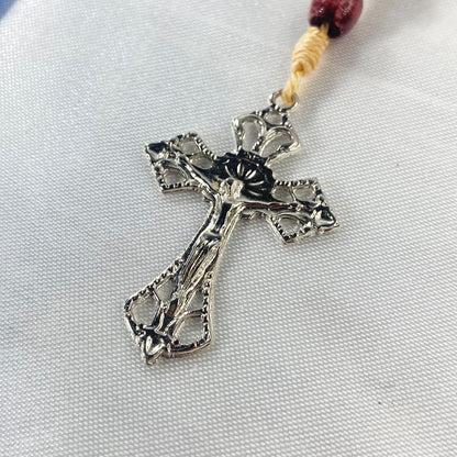 TERÇO DE MADEIRA NOSSA SENHORA DO SILÊNCIO MOD2 06MM (3 UNIDADES)
