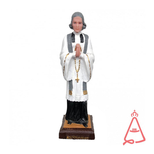 IMAGEM DE RESINA NACIONAL SÃO JOÃO MARIA VIANNEY 20CM (1 UNIDADE)