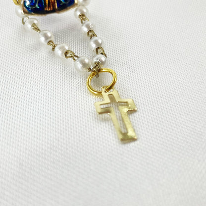 BOTOM NOSSA SENHORA APARECIDA COM TERÇO (12 UNIDADES)