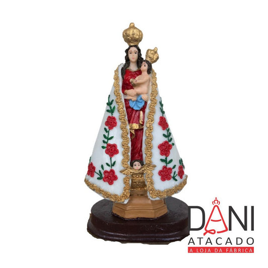IMAGEM DE RESINA NACIONAL NOSSA SENHORA DE NAZARÉ MOD02 19CM (1 UNIDADE)