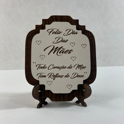 ENFEITE DE MESA MDF DIA DAS MÃES (1 UNIDADE)