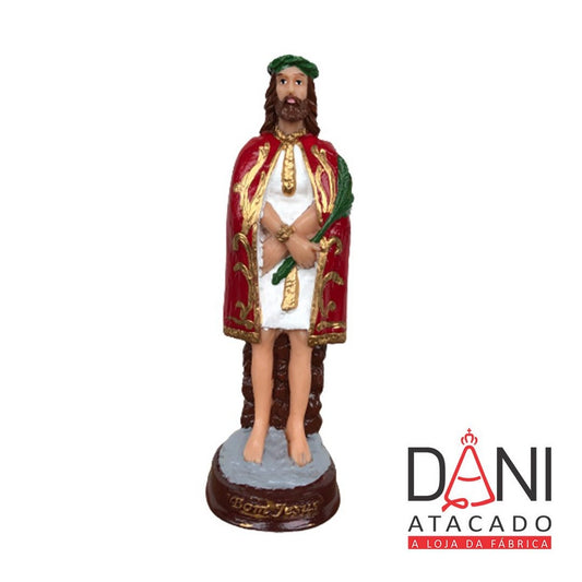 IMAGEM DE RESINA NACIONAL BOM JESUS 20CM (1 UNIDADE)