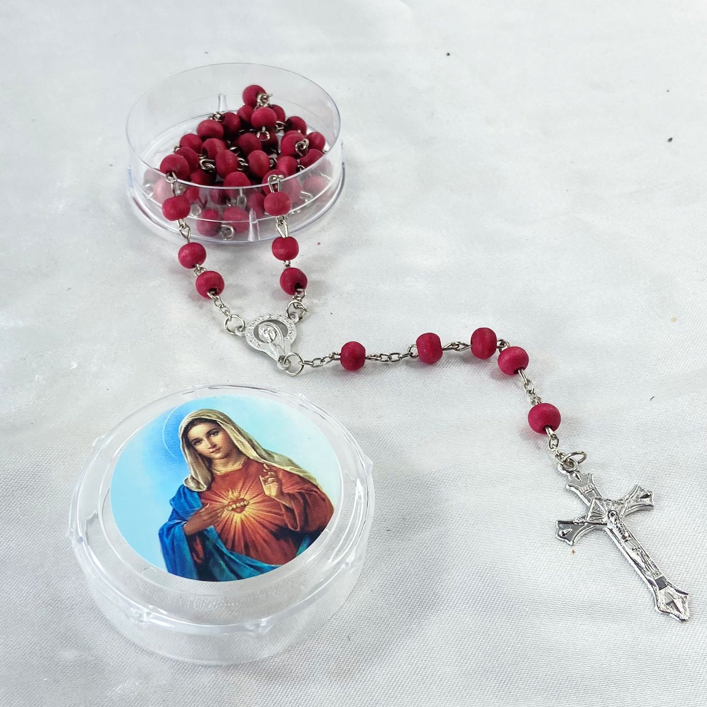 TERÇO PERFUMADO IMACULADO CORAÇÃO DE MARIA 8MM (6 UNIDADES)