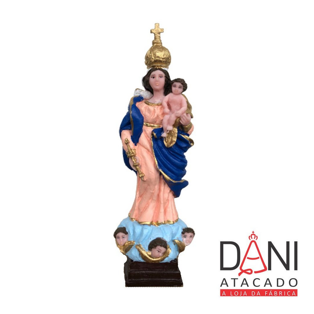 IMAGEM DE RESINA NACIONAL NOSSA SENHORA DA AJUDA 22CM (1 UNIDADE)