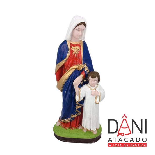 IMAGEM DE RESINA NACIONAL MARIA PASSA A FRENTE 30CM (1 UNIDADE)