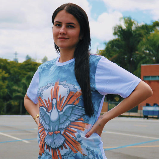 CAMISETA DIVINO ESPÍRITO SANTO TAMANHO M (1 UNIDADE)