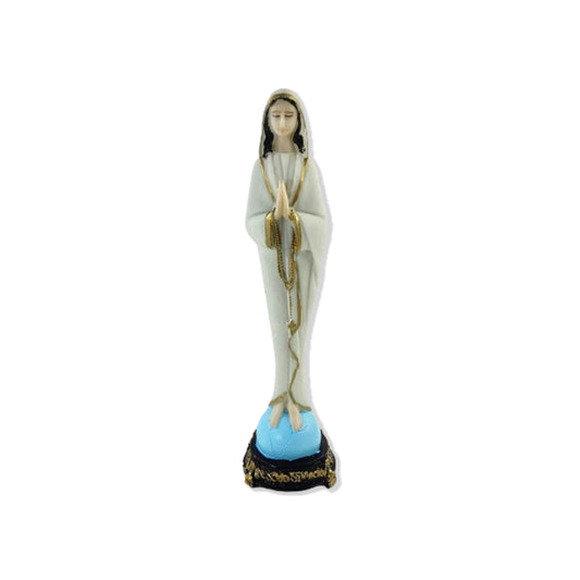 IMAGEM DE RESINA NACIONAL NOSSA SENHORA DO SILÊNCIO 18CM (1 UNIDADE)