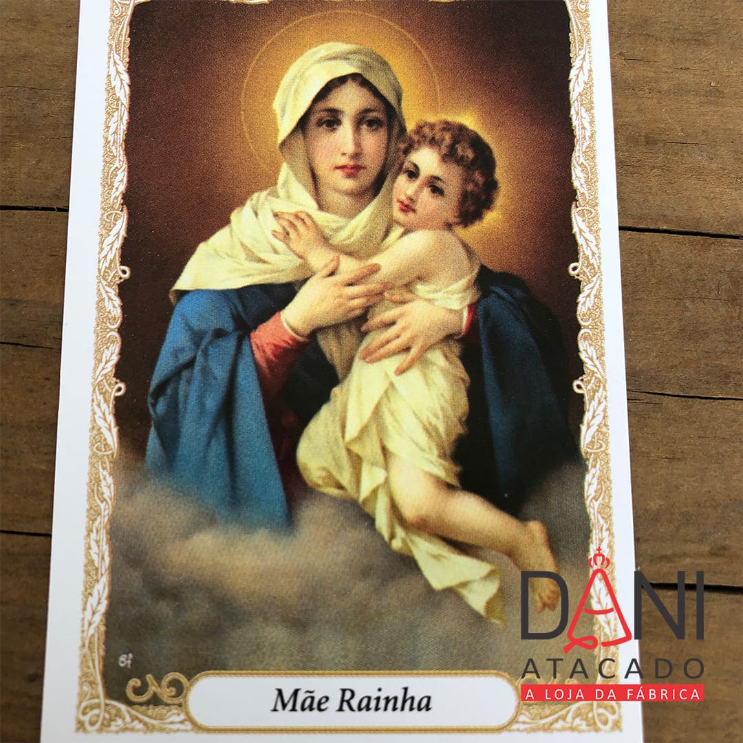 FOLHETO DE ORAÇÃO MÃE RAINHA (300 UNIDADES)