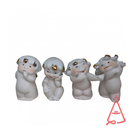 KIT DE PORCELANA ANJOS DECORATIVOS (1 UNIDADE)