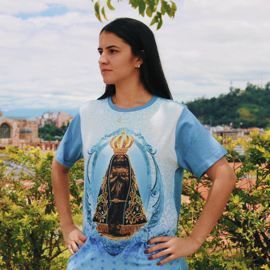 CAMISETA NOSSA SENHORA APARECIDA TAMANHO M (1 UNIDADE)