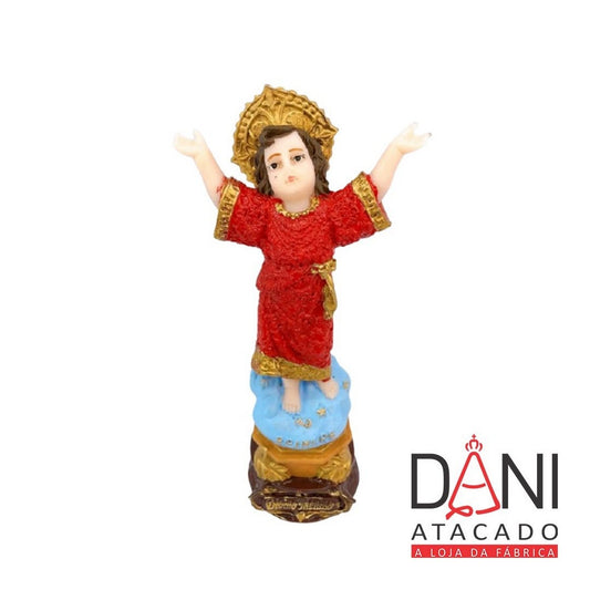 IMAGEM DE RESINA NACIONAL DIVINO MENINO 15CM (1 UNIDADE)