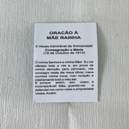 MEDALHA DUPLA FACE GOTA MÃE RAINHA (4 UNIDADES)