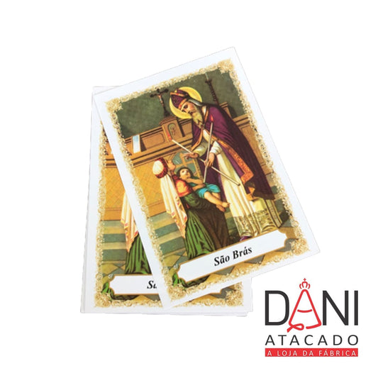 FOLHETO DE ORAÇÃO SÃO BRÁS (300 UNIDADES)