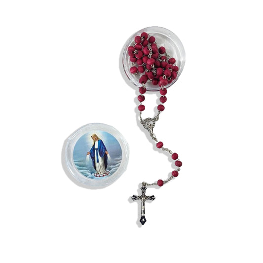 TERÇO PERFUMADO NOSSA SENHORA DAS GRAÇAS 8MM (6 UNIDADES)