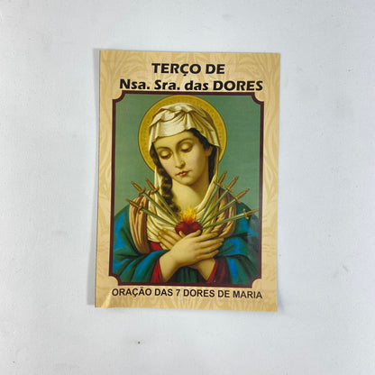 TERÇO SEMENTE CONTA DE LÁGRIMAS DE NOSSA SENHORA (1 UNIDADE)