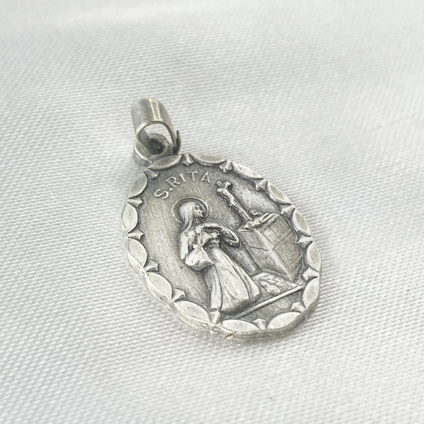 MEDALHA ITALIANA SANTA RITA (6 UNIDADES)