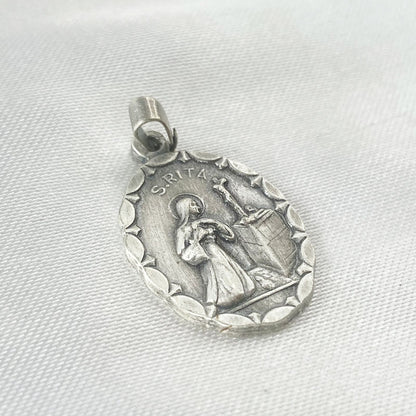 MEDALHA ITALIANA SANTA RITA (6 UNIDADES)