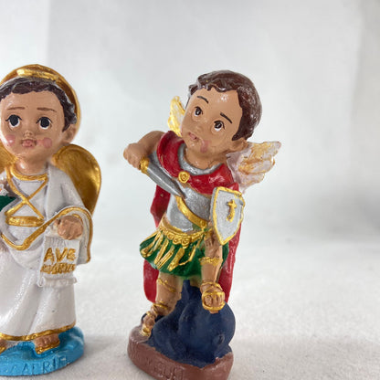 IMAGEM DE RESINA NACIONAL KIT TRÊS ARCANJOS MOD2 08CM (1 UNIDADE)